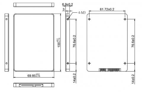 SSD SATA-6G 2,5/CIS-2SM335MKD032GW  3